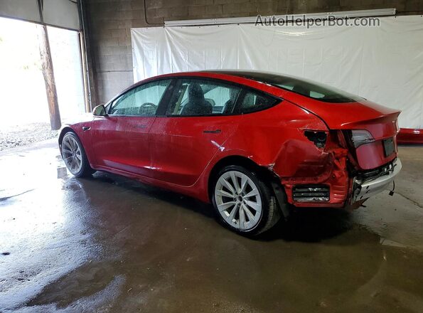 5YJ3E1EA2NF190771 2022 TESLA MODEL Red Trasero izquierdo
