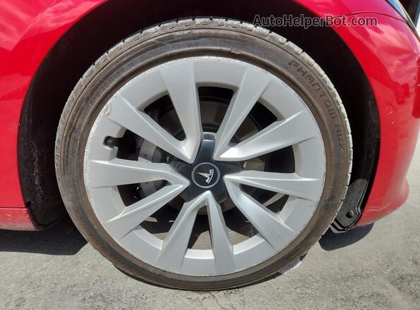 5YJ3E1EA2NF304414 2022 TESLA MODEL Красный 
