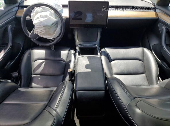 5YJ3E1EA2NF372292 2022 TESLA MODEL Blue წინა პანელის ხედი