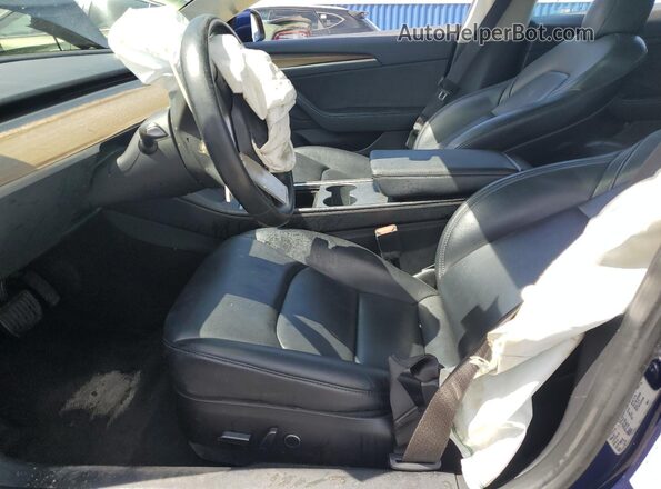 5YJ3E1EA2NF372292 2022 TESLA MODEL Blue 