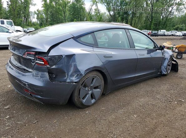 5YJ3E1EA2PF676497 2023 TESLA MODEL Gray Задня права чверть