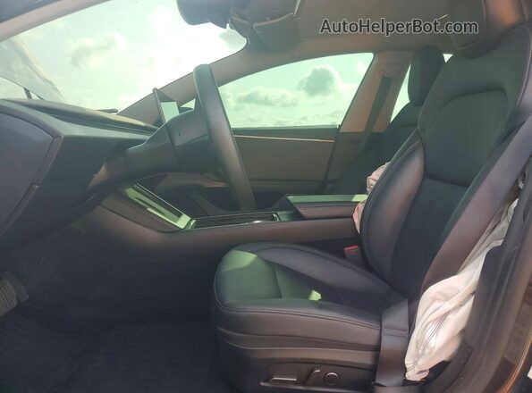 5YJ3E1EA2RF868490 2024 TESLA MODEL Charcoal Front interior view
