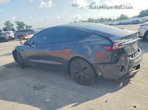 5YJ3E1EA2RF868490 2024 TESLA MODEL Charcoal Rear left