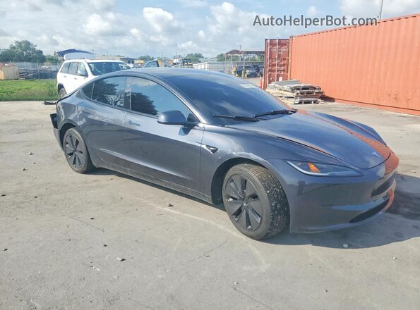 5YJ3E1EA2RF868490 2024 TESLA MODEL Charcoal Front right
