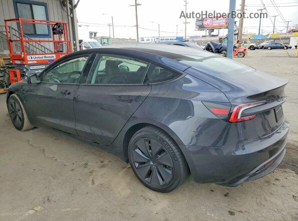 5YJ3E1EA2SF072425 2025 TESLA MODEL Black Rear left