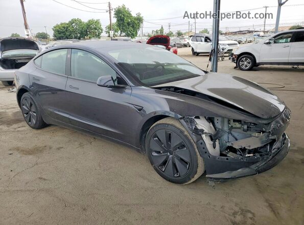 5YJ3E1EA2SF072425 2025 TESLA MODEL Black Front right