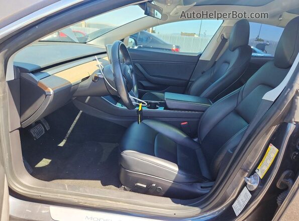 5YJ3E1EA3KF308175 2019 TESLA MODEL Gray Սալոնի դիմացի տեսք