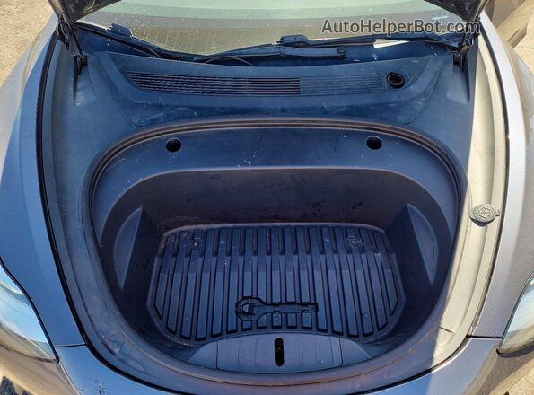 5YJ3E1EA3KF308175 2019 TESLA MODEL Gray Սալոնի հետևի տեսք