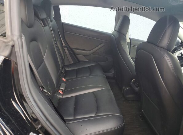 5YJ3E1EA3KF434875 2019 TESLA MODEL Black Вид задніх сидінь