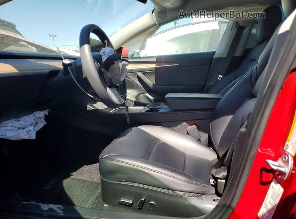5YJ3E1EA3MF014584 2021 TESLA MODEL Red Սալոնի դիմացի տեսք