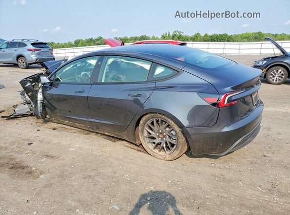 5YJ3E1EA3SF042415 2025 TESLA MODEL Gray Trasero izquierdo