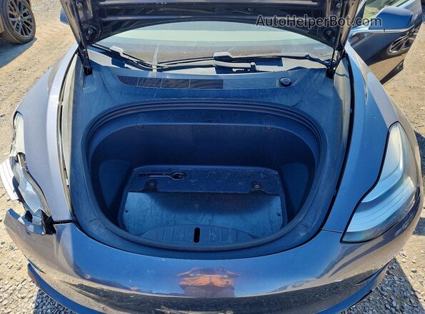 5YJ3E1EA4KF321663 2019 TESLA MODEL Серый Вид подкапотного пространства