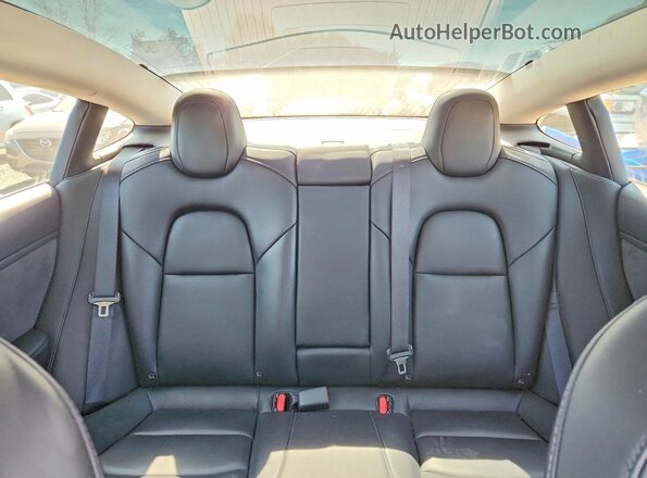 5YJ3E1EA4KF321663 2019 TESLA MODEL Серый Вид задних сидений