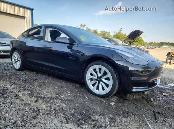 5YJ3E1EA4NF370267 2022 TESLA MODEL Black 