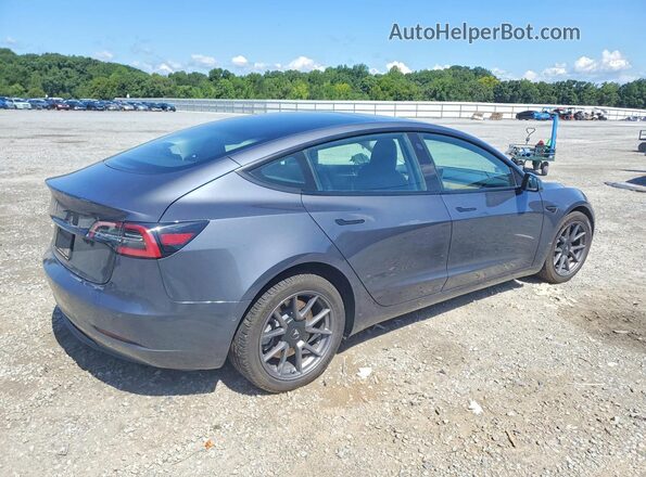 5YJ3E1EA5MF016935 2021 TESLA MODEL Charcoal Trasero derecho