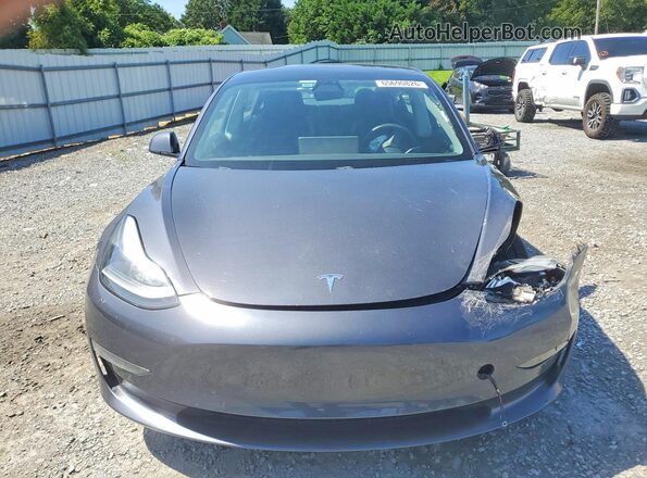 5YJ3E1EA5MF016935 2021 TESLA MODEL Charcoal Vista frontal