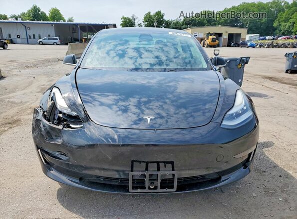 5YJ3E1EA7KF395871 2019 TESLA MODEL Black Front view