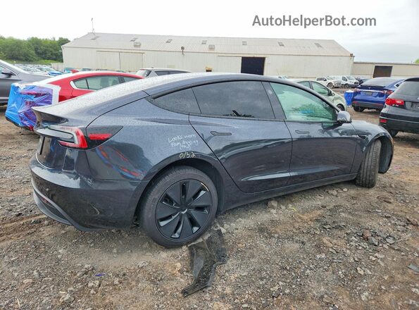5YJ3E1EA7SF891740 2025 TESLA MODEL Gray Trasero derecho