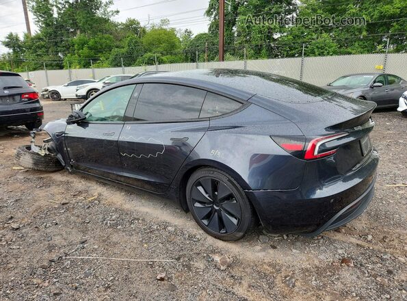 5YJ3E1EA7SF891740 2025 TESLA MODEL Gray Trasero izquierdo