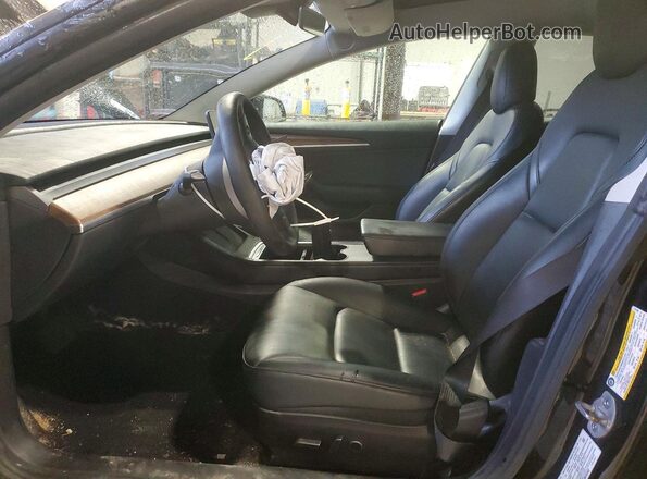 5YJ3E1EA8NF322402 2022 TESLA MODEL Black Սալոնի դիմացի տեսք