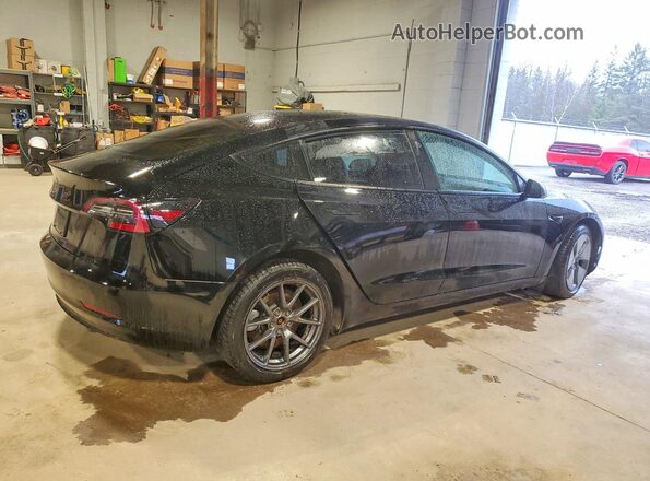 5YJ3E1EA8NF322402 2022 TESLA MODEL Black Հետևի աջ