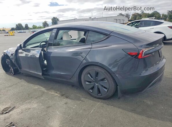 5YJ3E1EA8RF831766 2024 TESLA MODEL Gray Հետևի ձախ