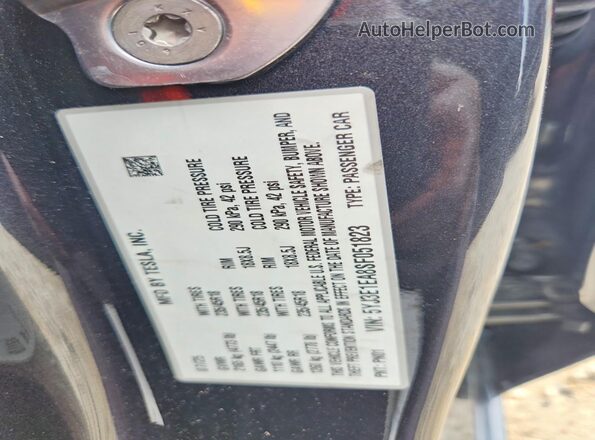 5YJ3E1EA8SF051823 2025 TESLA MODEL Gray Widok komory silnika