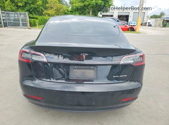 5YJ3E1EB0KF384882 2019 TESLA MODEL Черный Вид сзади