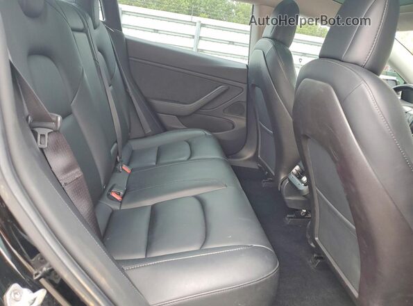 5YJ3E1EB0KF384882 2019 TESLA MODEL Черный Вид задней части салона