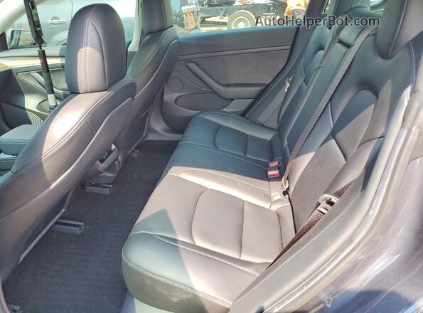 5YJ3E1EB0MF086643 2021 TESLA MODEL Charcoal Вид задніх сидінь