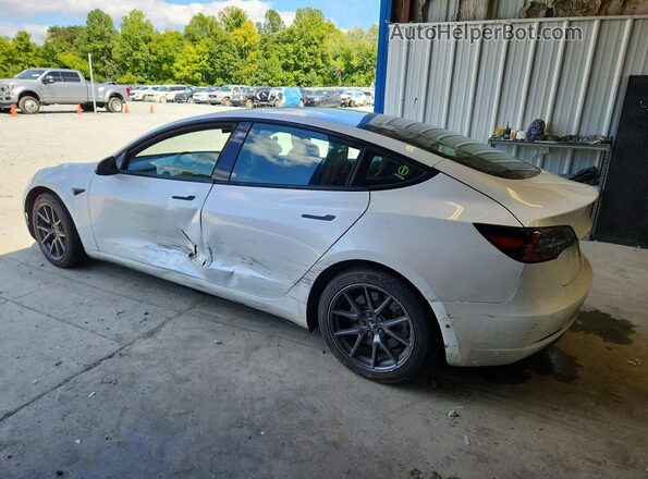 5YJ3E1EB0MF923651 2021 TESLA MODEL White Задня ліва чверть