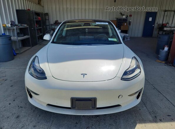 5YJ3E1EB0MF923651 2021 TESLA MODEL White Вид спереду
