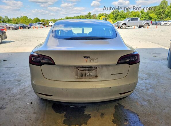 5YJ3E1EB0MF923651 2021 TESLA MODEL White Вид ззаду