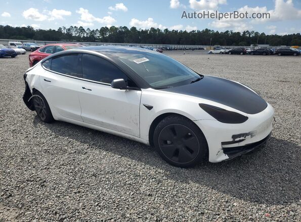 5YJ3E1EB0NF105838 2022 TESLA MODEL White Front right