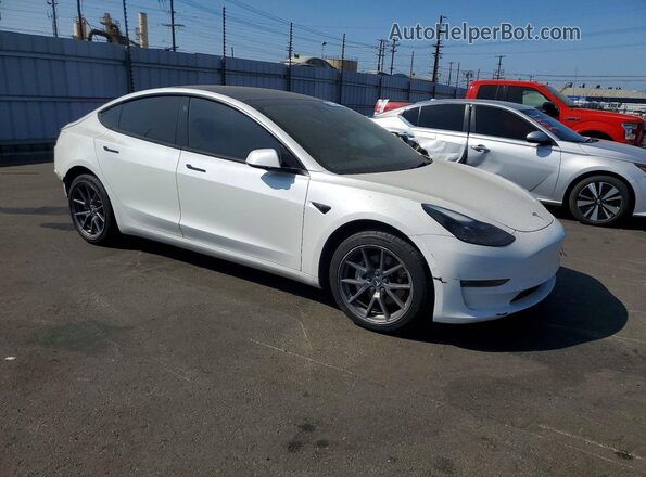 5YJ3E1EB0NF134191 2022 TESLA MODEL White Առջևի աջ