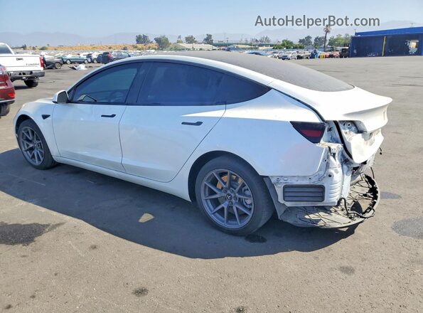 5YJ3E1EB0NF134191 2022 TESLA MODEL White Հետևի ձախ