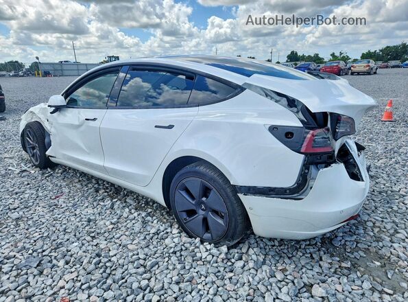 5YJ3E1EB0NF267758 2022 TESLA MODEL White Հետևի ձախ