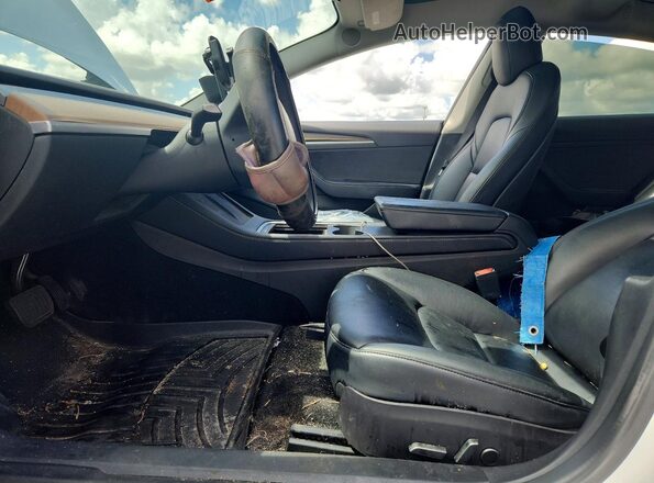 5YJ3E1EB0NF267758 2022 TESLA MODEL White Սալոնի դիմացի տեսք