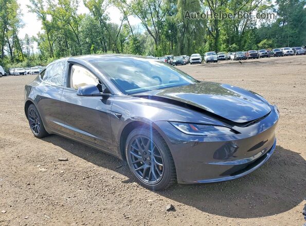 5YJ3E1EB0RF736725 2024 TESLA MODEL Gray Front right