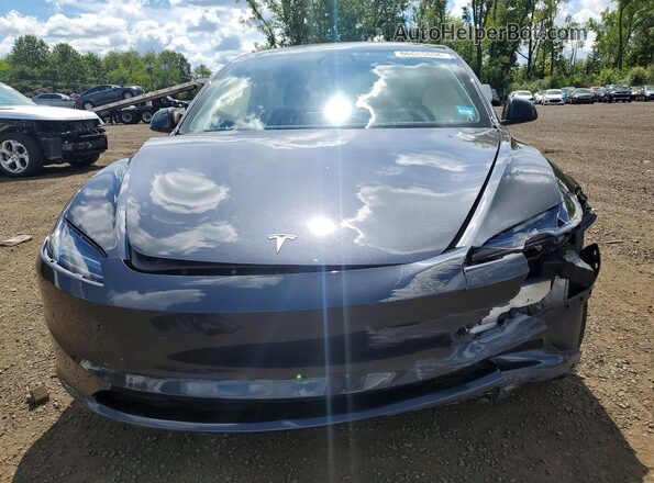 5YJ3E1EB0RF736725 2024 TESLA MODEL Gray Front view