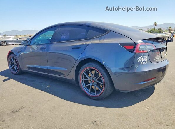 5YJ3E1EB1MF055272 2021 TESLA MODEL Charcoal Tył lewy
