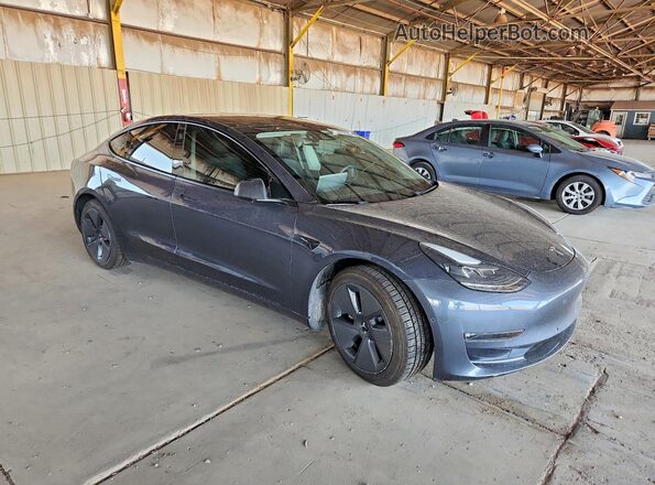 5YJ3E1EB1MF067454 2021 TESLA MODEL Gray წინა მარჯვენა