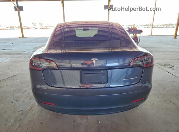 5YJ3E1EB1MF067454 2021 TESLA MODEL Gray უკანა ხედი
