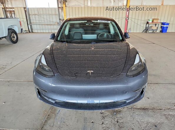 5YJ3E1EB1MF067454 2021 TESLA MODEL Gray წინა ხედი