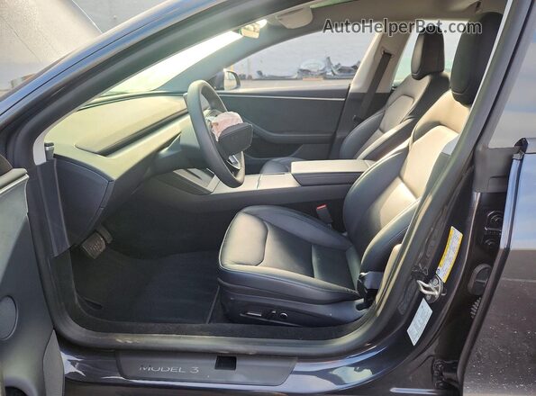 5YJ3E1EB1RF817409 2024 TESLA MODEL Gray Սալոնի դիմացի տեսք