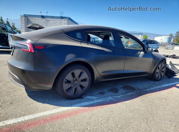 5YJ3E1EB1SF050408 2025 TESLA MODEL Black Задня права чверть