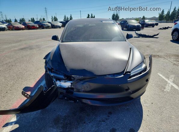 5YJ3E1EB1SF050408 2025 TESLA MODEL Black Вид спереду