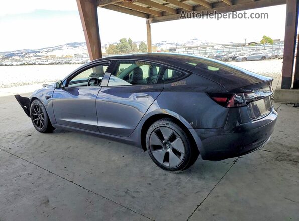 5YJ3E1EB2MF049786 2022 TESLA MODEL Угольный Задняя левая четверть