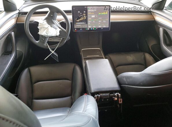 5YJ3E1EB2MF049786 2022 TESLA MODEL Угольный Вид панели приборов