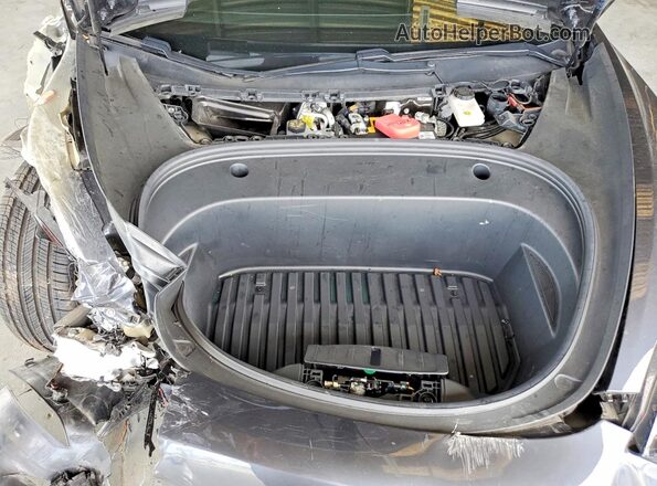 5YJ3E1EB2MF049786 2022 TESLA MODEL Угольный Вид задней части салона